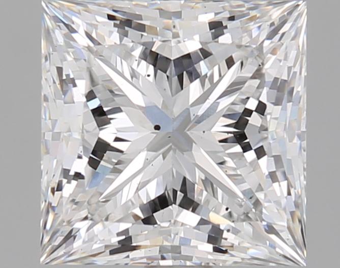 2.54 Carat Princess Shaped Ideal Cut SI1 GIA Certified Lab Grown Diamond