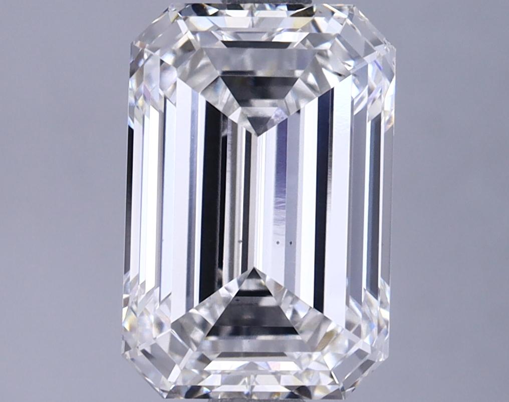 2.63 Carat Emerald Shaped Ideal Cut SI1 GIA Certified Lab Grown Diamond