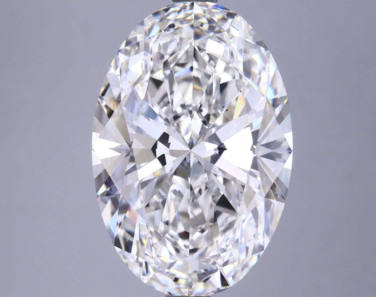 4.85 Carat Oval Shaped Ideal Cut VS2 GIA Certified Lab Grown Diamond