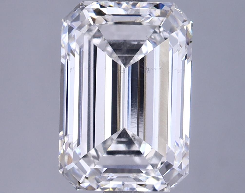 3.66 Carat Emerald Shaped Ideal Cut SI1 GIA Certified Lab Grown Diamond