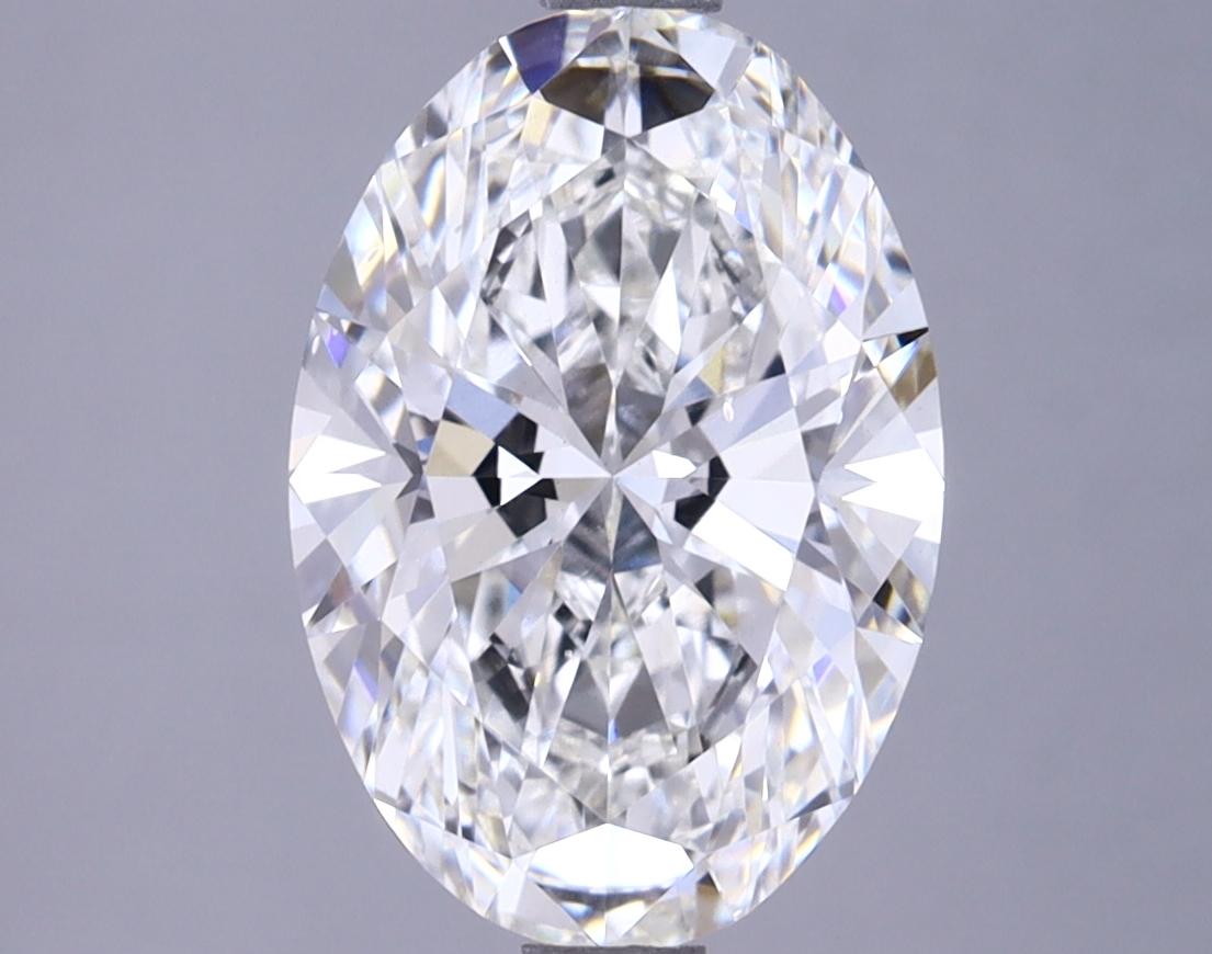 3.02 Carat Oval Shaped Very Good Cut SI1 GIA Certified Lab Grown Diamond