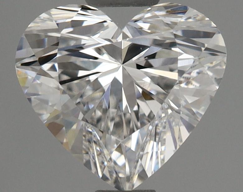1.33 Carat Heart Shaped Ideal Cut VVS2 IGI Certified Lab Grown Diamond