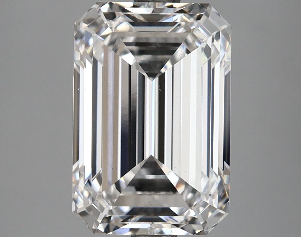 3.67 Carat Emerald Shaped Ideal Cut VS2 GIA Certified Lab Grown Diamond