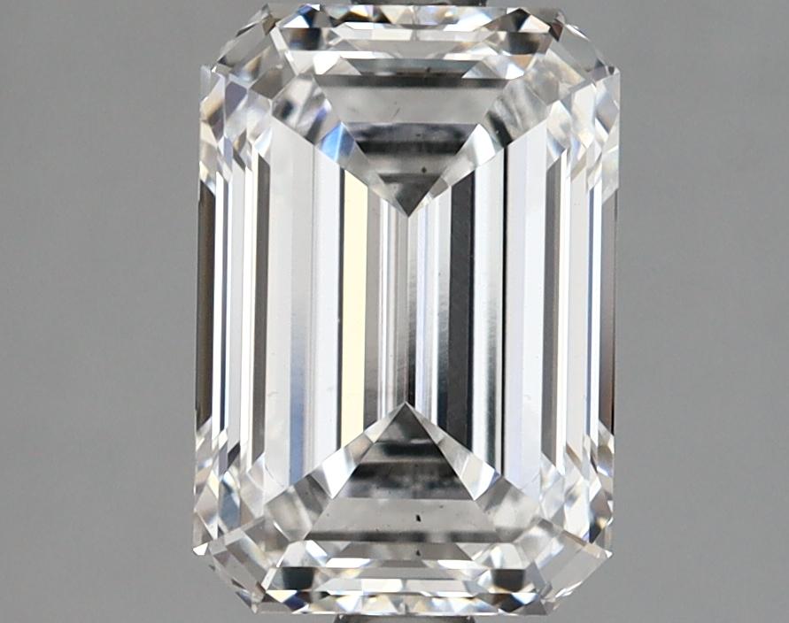 2.56 Carat Emerald Shaped Ideal Cut VS2 GIA Certified Lab Grown Diamond