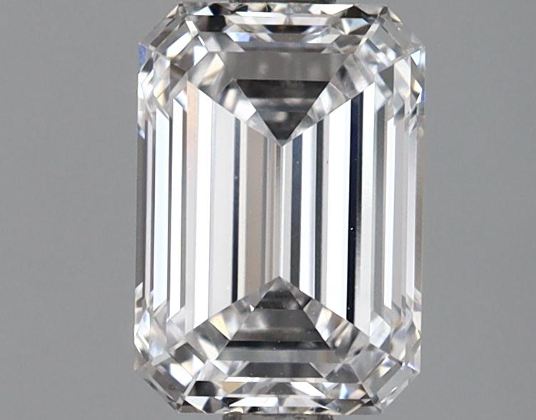 1.6 Carat Emerald Shaped Ideal Cut VVS2 IGI Certified Lab Grown Diamond