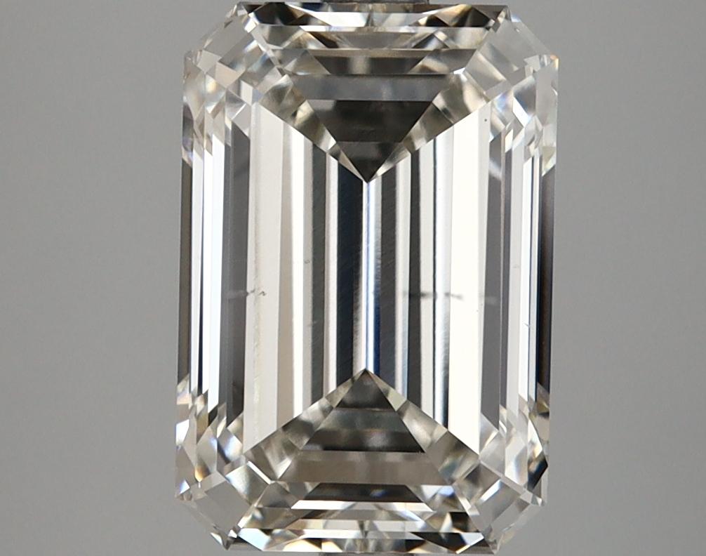 3.86 Carat Emerald Shaped Ideal Cut VS2 IGI Certified Lab Grown Diamond