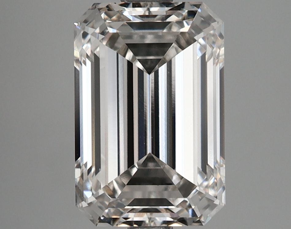 3.01 Carat Emerald Shaped Excellent Cut VS1 IGI Certified Lab Grown Diamond