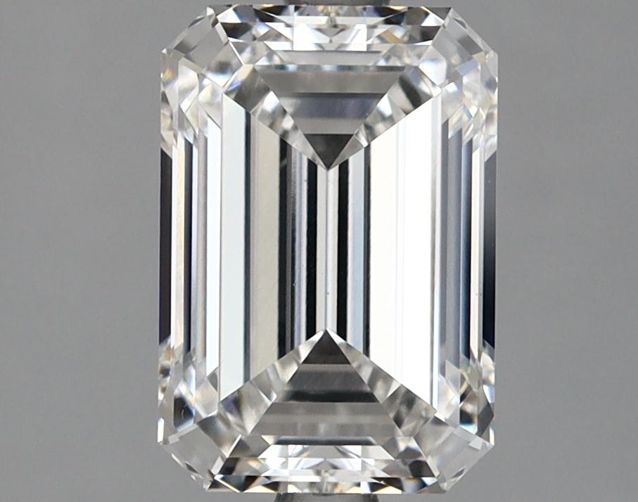 2.69 Carat Emerald Shaped Ideal Cut VVS2 IGI Certified Lab Grown Diamond