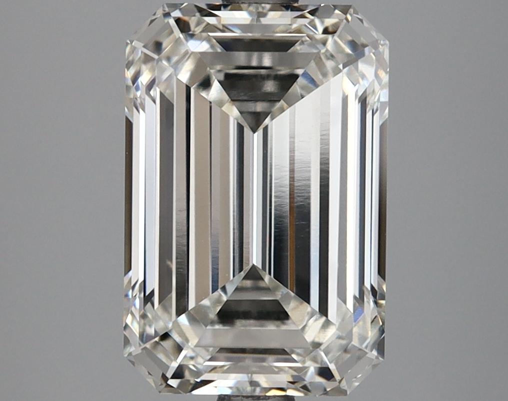 3.69 Carat Emerald Shaped Excellent Cut VVS2 IGI Certified Lab Grown Diamond