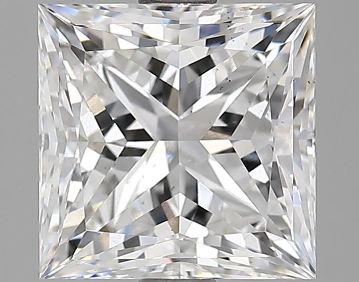 2.66 Carat Princess Shaped Ideal Cut VS2 IGI Certified Lab Grown Diamond