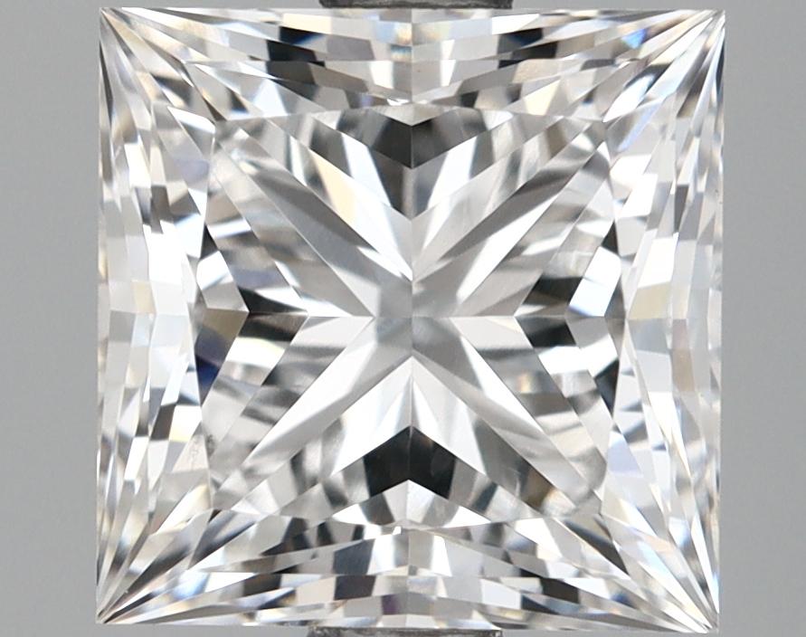 2.05 Carat Princess Shaped Ideal Cut VS1 IGI Certified Lab Grown Diamond