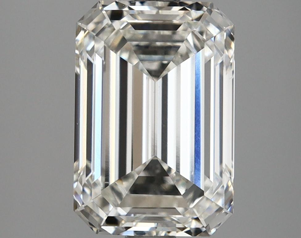 2.69 Carat Emerald Shaped Ideal Cut VS2 IGI Certified Lab Grown Diamond