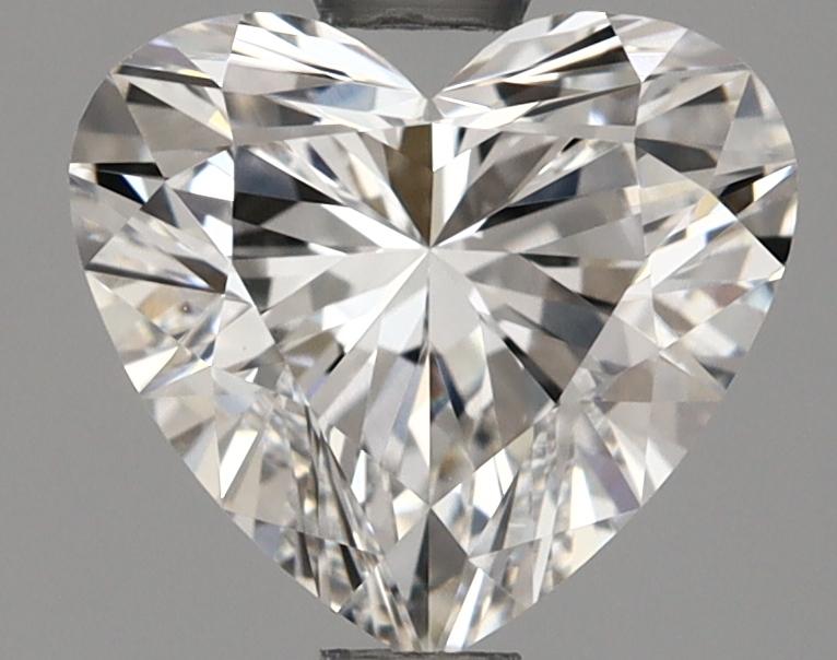 1.38 Carat Heart Shaped Ideal Cut VVS2 IGI Certified Lab Grown Diamond