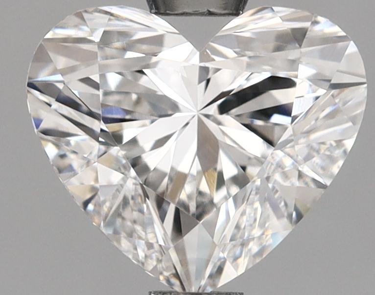 1.4 Carat Heart Shaped Ideal Cut VVS2 IGI Certified Lab Grown Diamond