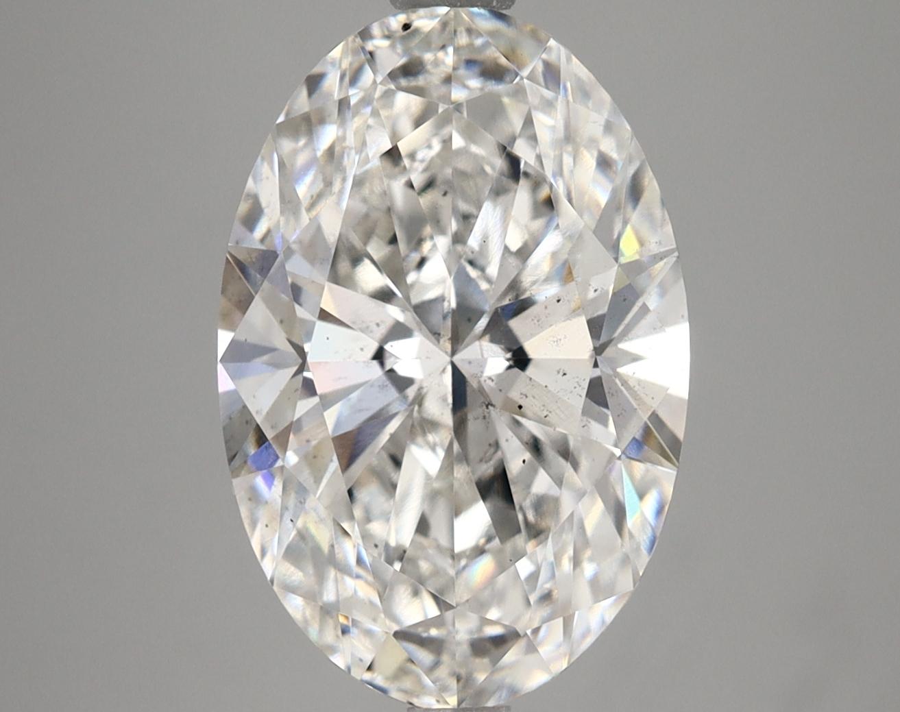 5.01 Carat Oval Shaped Excellent Cut SI1 IGI Certified Lab Grown Diamond