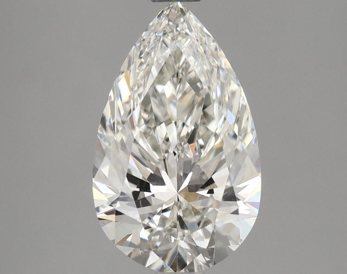 2.5 Carat Pear Shaped Ideal Cut VS1 IGI Certified Lab Grown Diamond