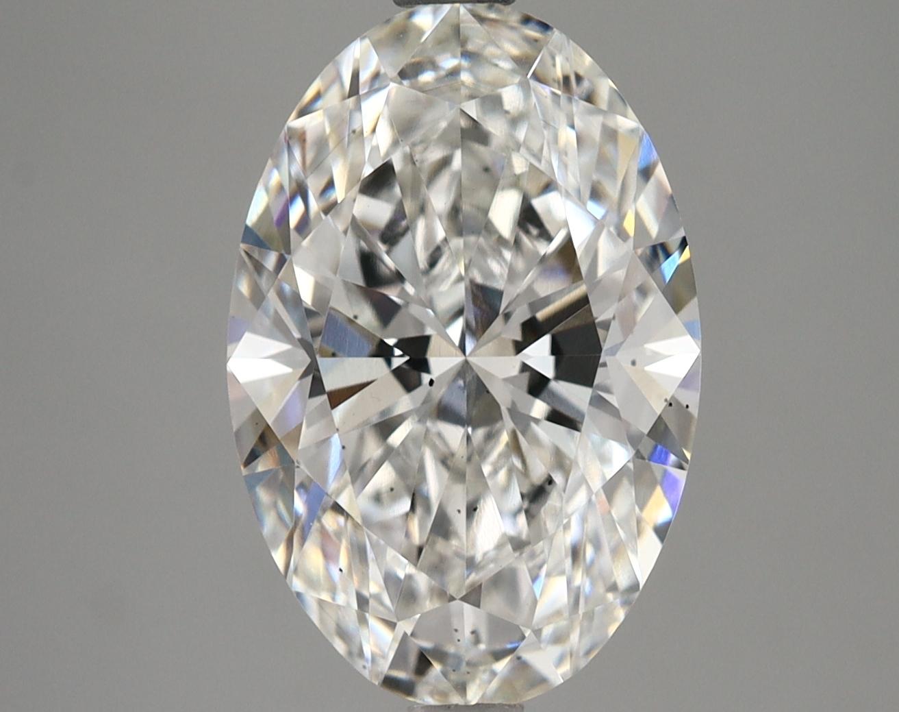 4.02 Carat Oval Shaped Excellent Cut SI1 IGI Certified Lab Grown Diamond