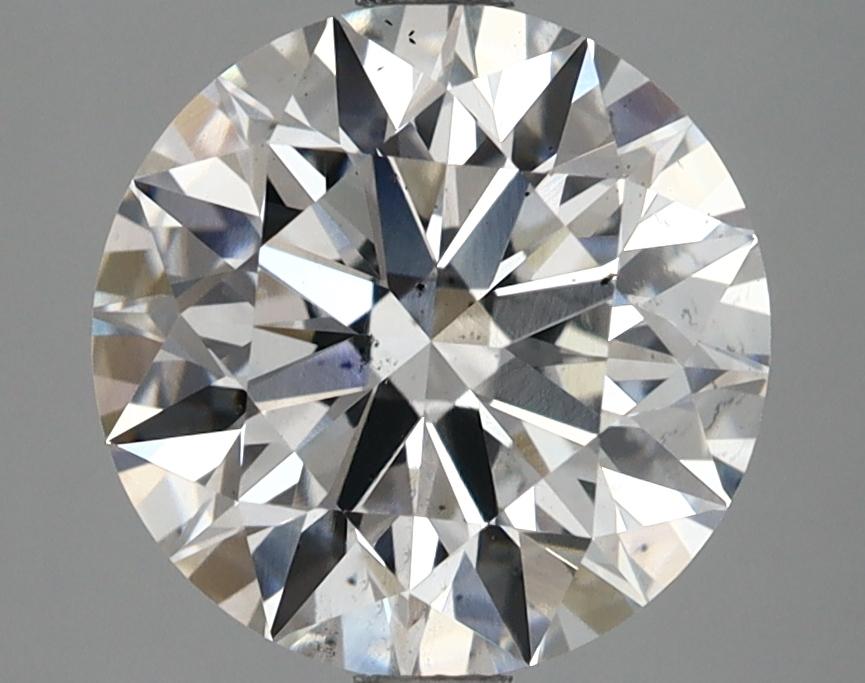 3.08 Carat Round Shaped Excellent Cut SI1 IGI Certified Lab Grown Diamond
