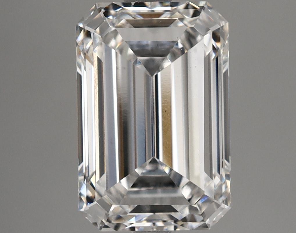 3.68 Carat Emerald Shaped Excellent Cut VS1 IGI Certified Lab Grown Diamond