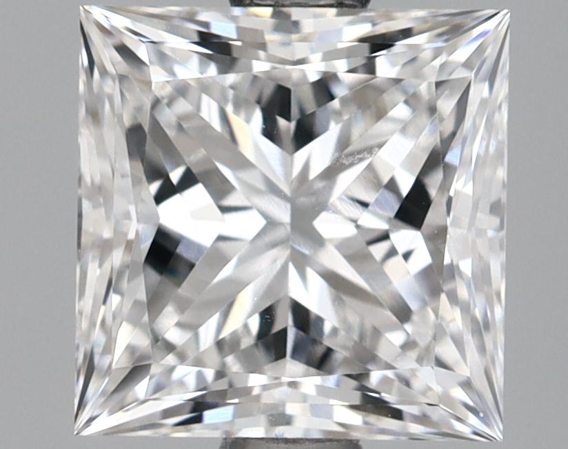1.68 Carat Princess Shaped Ideal Cut VVS2 IGI Certified Lab Grown Diamond
