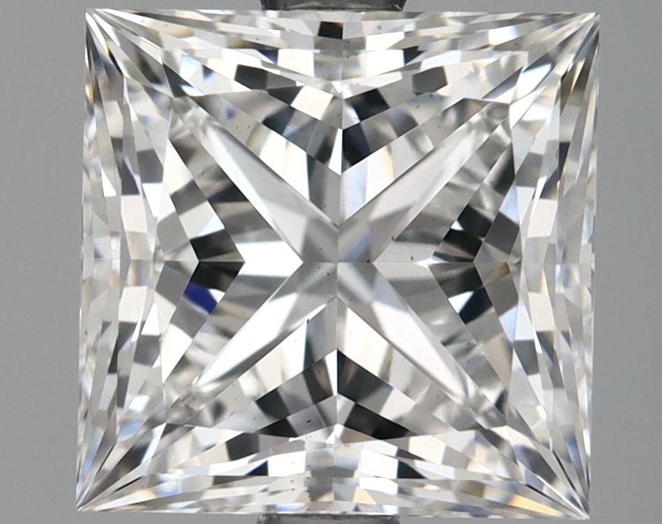 2.69 Carat Princess Shaped Ideal Cut VS2 IGI Certified Lab Grown Diamond