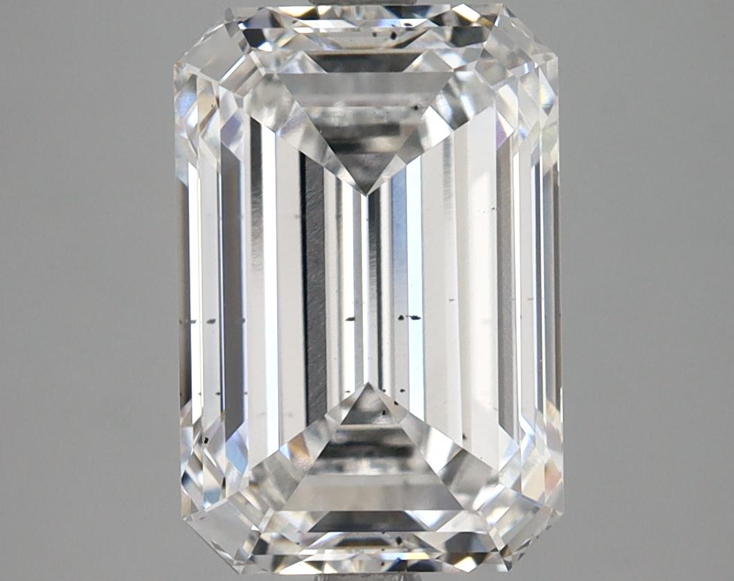 4.24 Carat Emerald Shaped Ideal Cut SI1 IGI Certified Lab Grown Diamond
