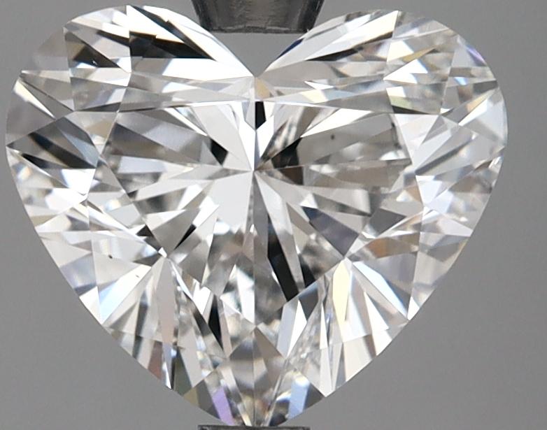 2.35 Carat Heart Shaped Ideal Cut VVS2 IGI Certified Lab Grown Diamond