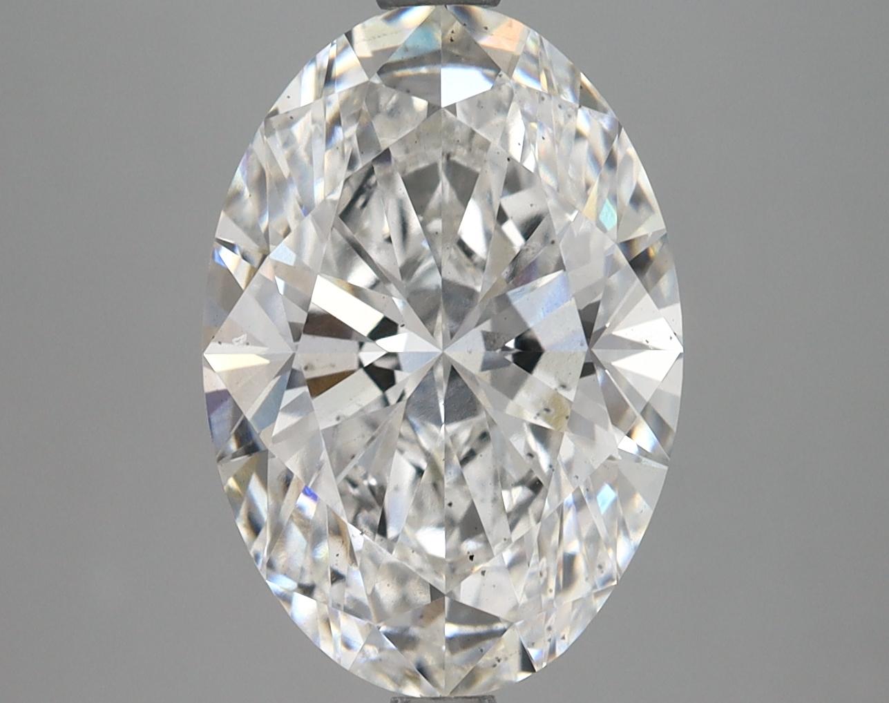 4.68 Carat Oval Shaped Ideal Cut SI1 IGI Certified Lab Grown Diamond