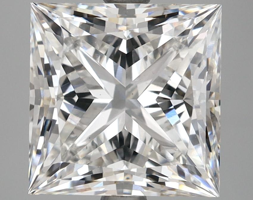 4.22 Carat Princess Shaped Ideal Cut VS1 IGI Certified Lab Grown Diamond