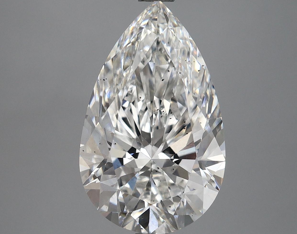 3.51 Carat Pear Shaped Ideal Cut SI1 IGI Certified Lab Grown Diamond