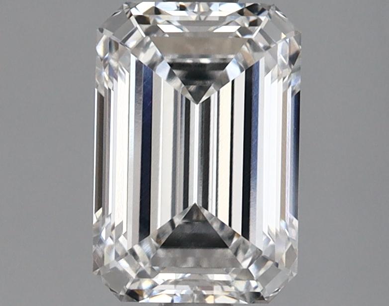 1.68 Carat Emerald Shaped Ideal Cut VVS2 IGI Certified Lab Grown Diamond