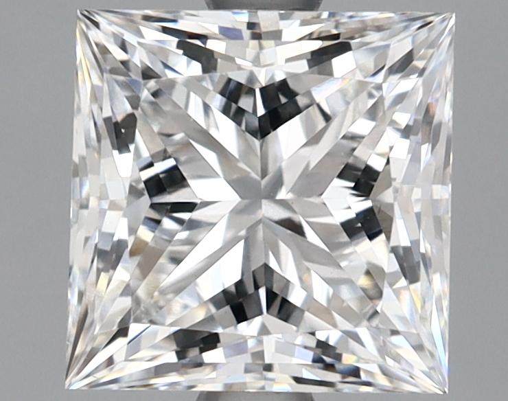 2.19 Carat Princess Shaped Ideal Cut VS2 IGI Certified Lab Grown Diamond