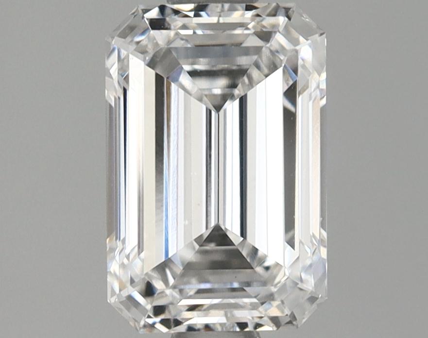 1.47 Carat Emerald Shaped Excellent Cut VVS2 IGI Certified Lab Grown Diamond