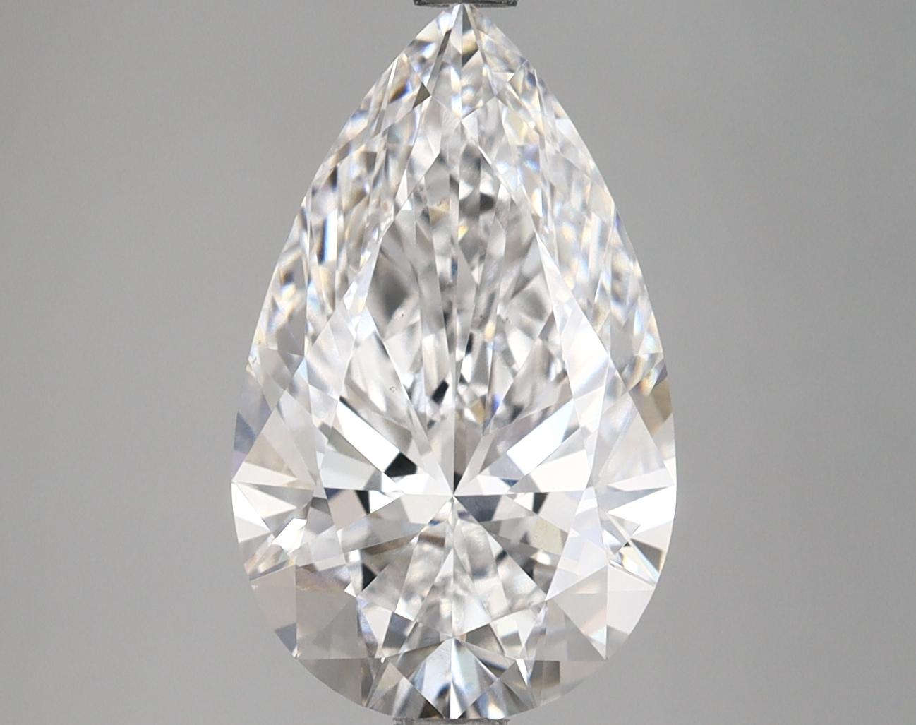 3.69 Carat Pear Shaped Ideal Cut VS1 IGI Certified Lab Grown Diamond