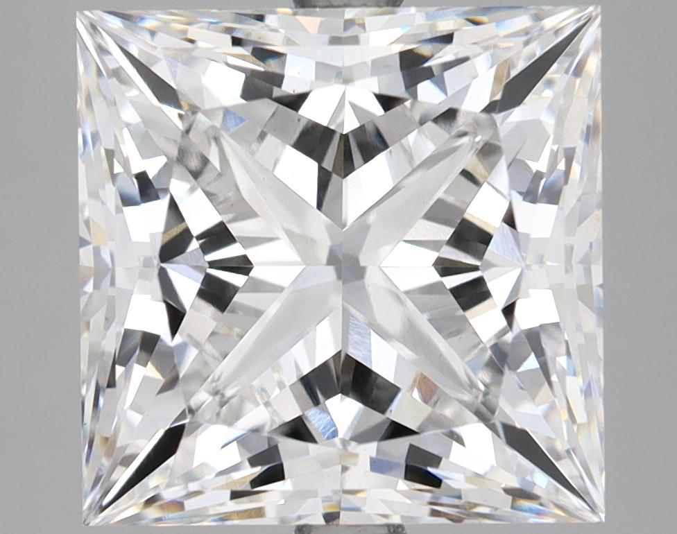 6.77 Carat Princess Shaped Ideal Cut VS1 IGI Certified Lab Grown Diamond