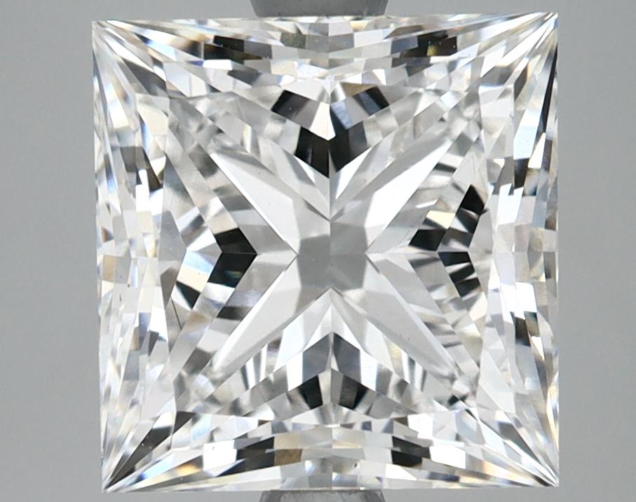 4.68 Carat Princess Shaped Ideal Cut VS2 IGI Certified Lab Grown Diamond