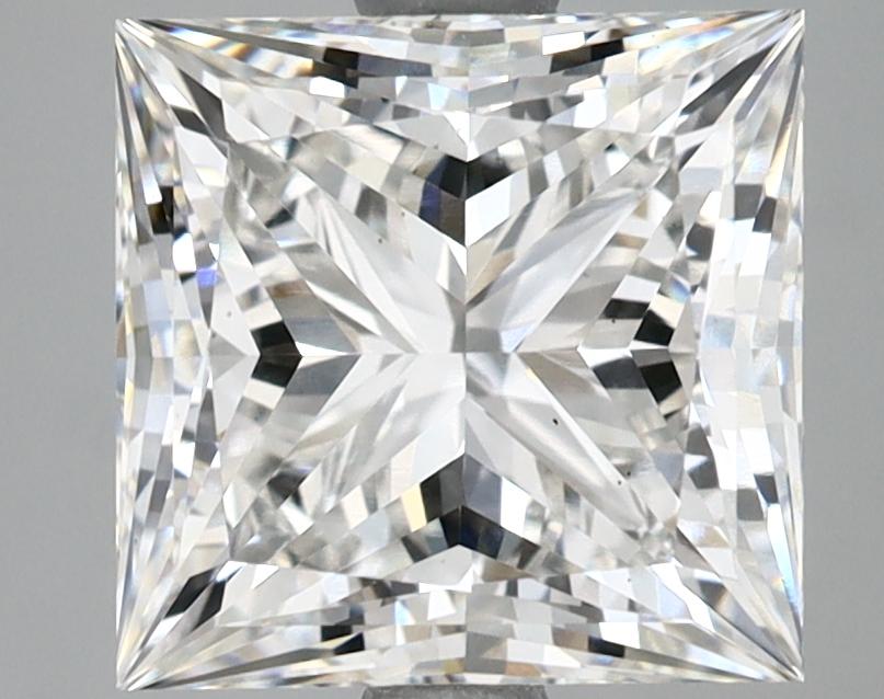 3.69 Carat Princess Shaped Ideal Cut VS2 IGI Certified Lab Grown Diamond