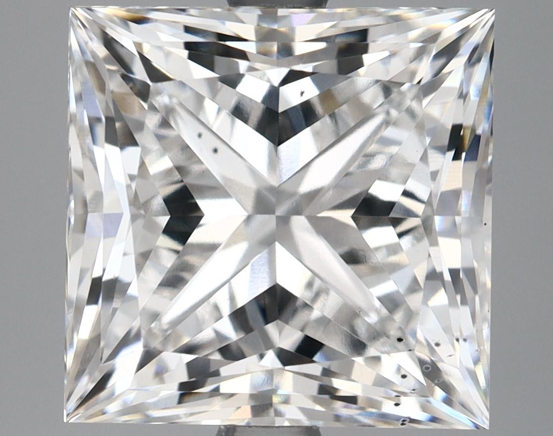 4.67 Carat Princess Shaped Ideal Cut VS2 IGI Certified Lab Grown Diamond