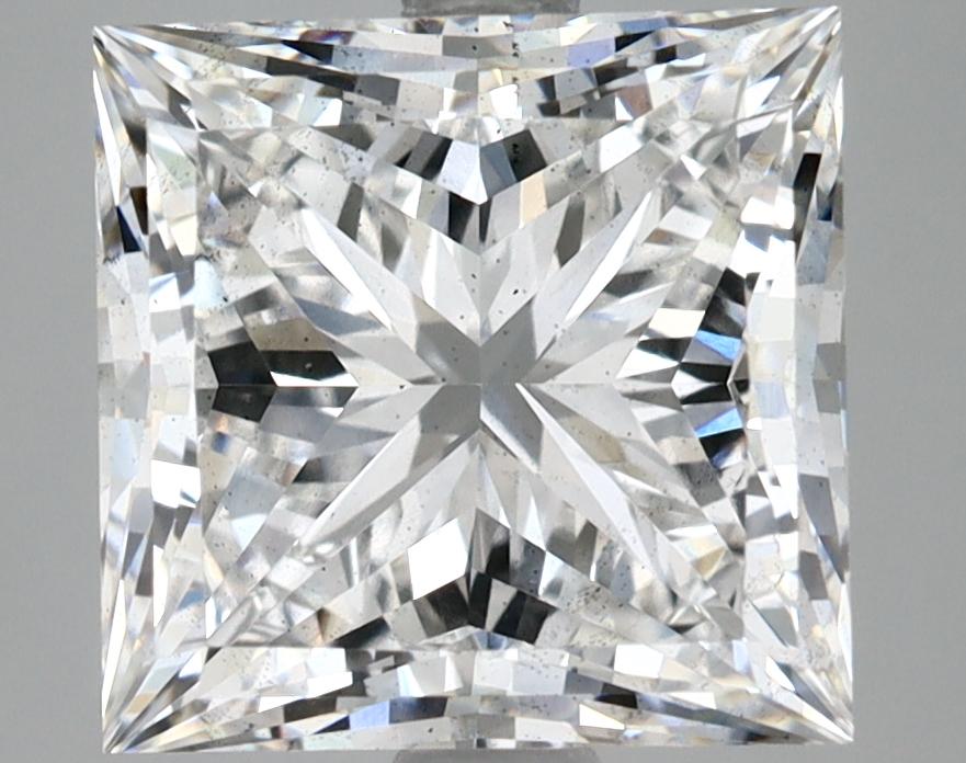 5.0 Carat Princess Shaped Ideal Cut SI1 IGI Certified Lab Grown Diamond