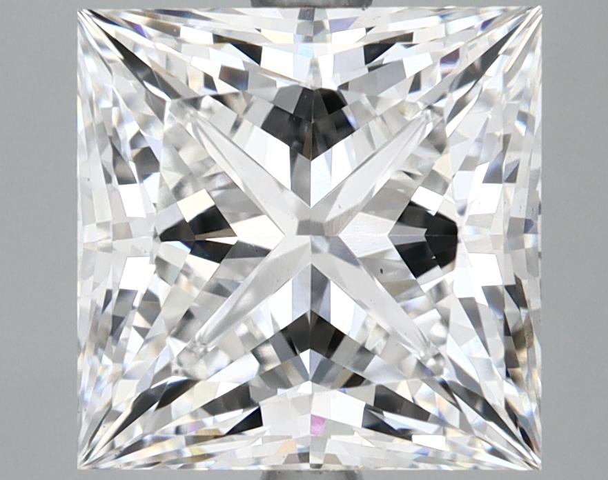 5.04 Carat Princess Shaped Ideal Cut VS1 IGI Certified Lab Grown Diamond