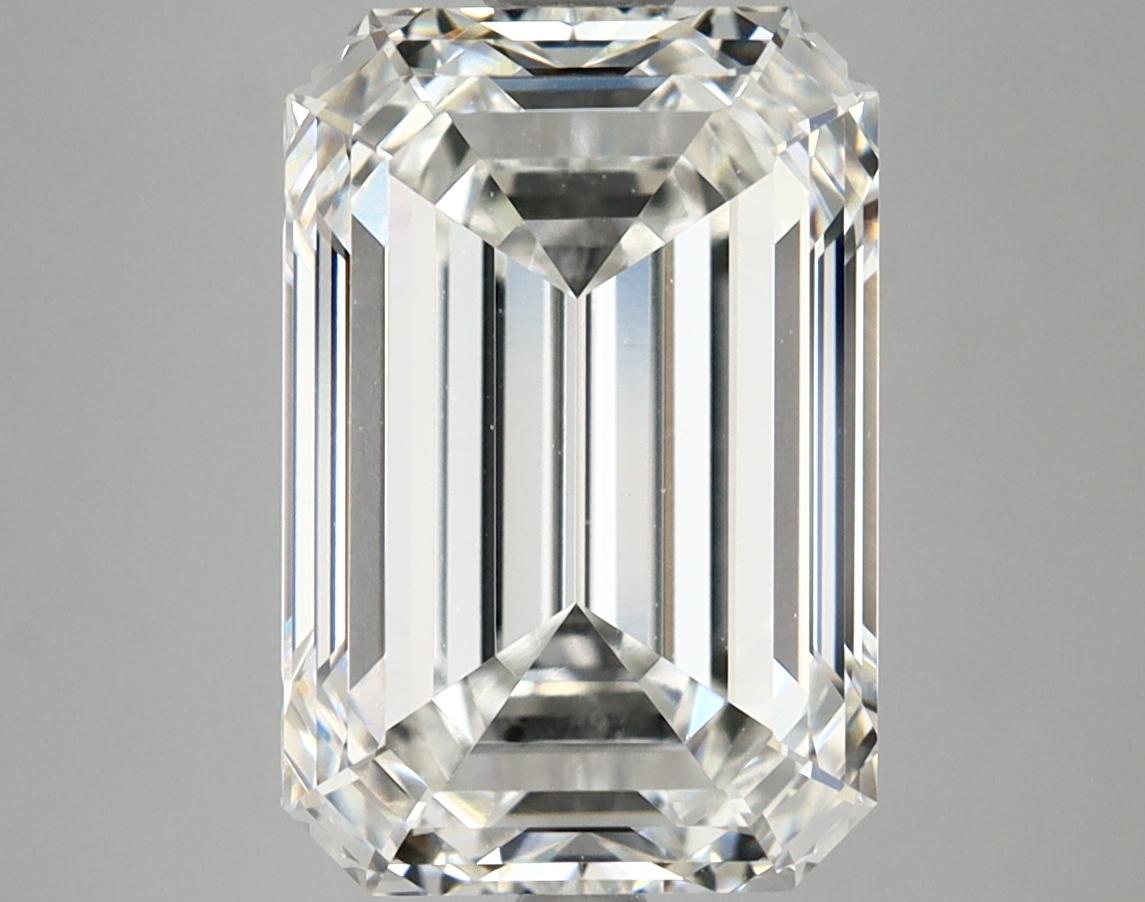 5.53 Carat Emerald Shaped Ideal Cut VVS2 IGI Certified Lab Grown Diamond