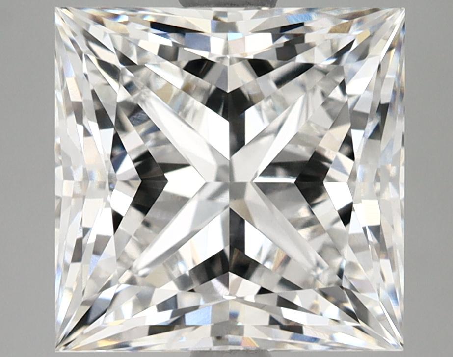 5.66 Carat Princess Shaped Ideal Cut VVS2 IGI Certified Lab Grown Diamond