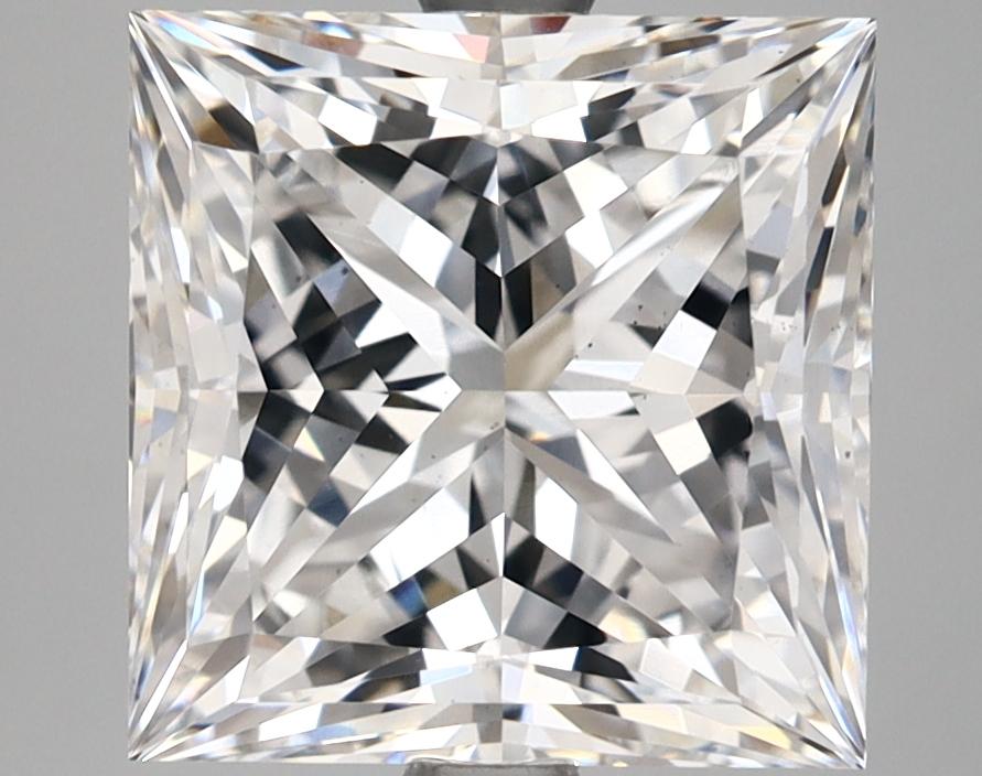 4.98 Carat Princess Shaped Ideal Cut VS2 IGI Certified Lab Grown Diamond