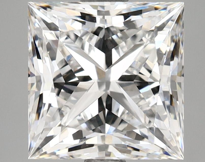 3.71 Carat Princess Shaped Ideal Cut VS1 IGI Certified Lab Grown Diamond