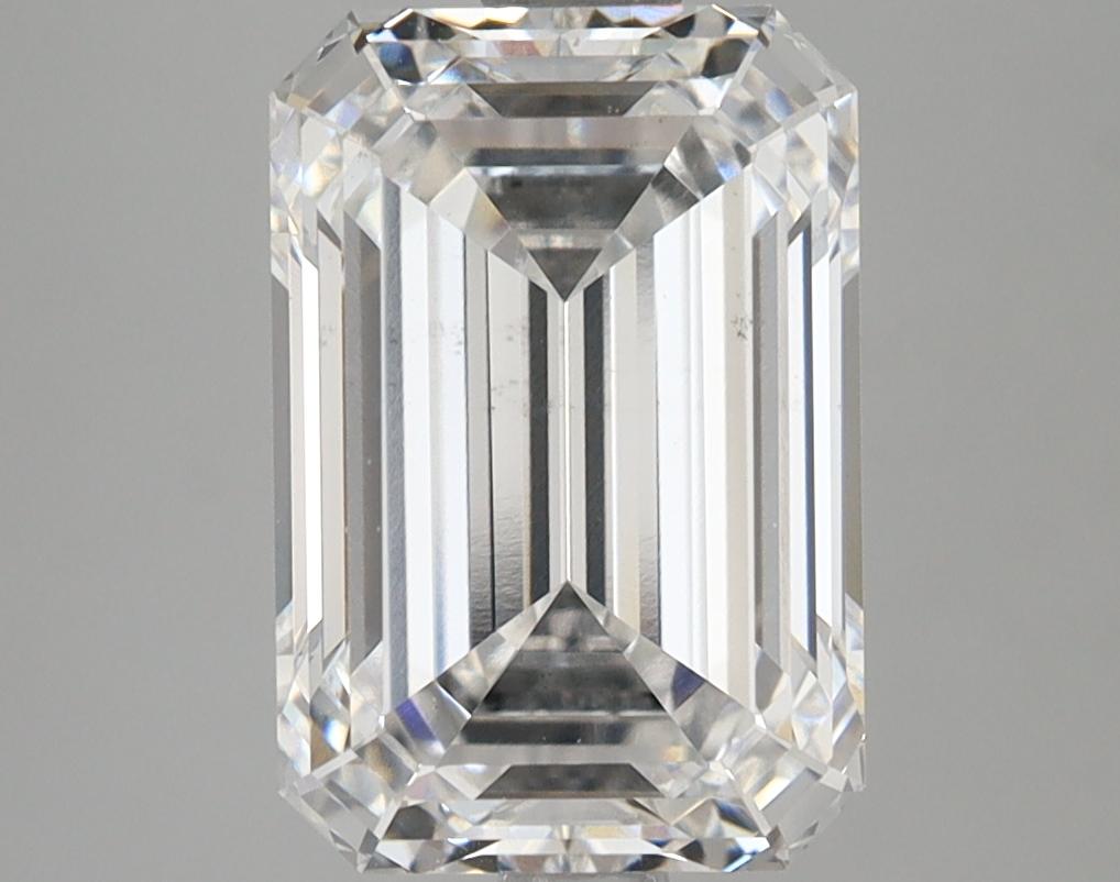 3.83 Carat Emerald Shaped Ideal Cut VS2 IGI Certified Lab Grown Diamond