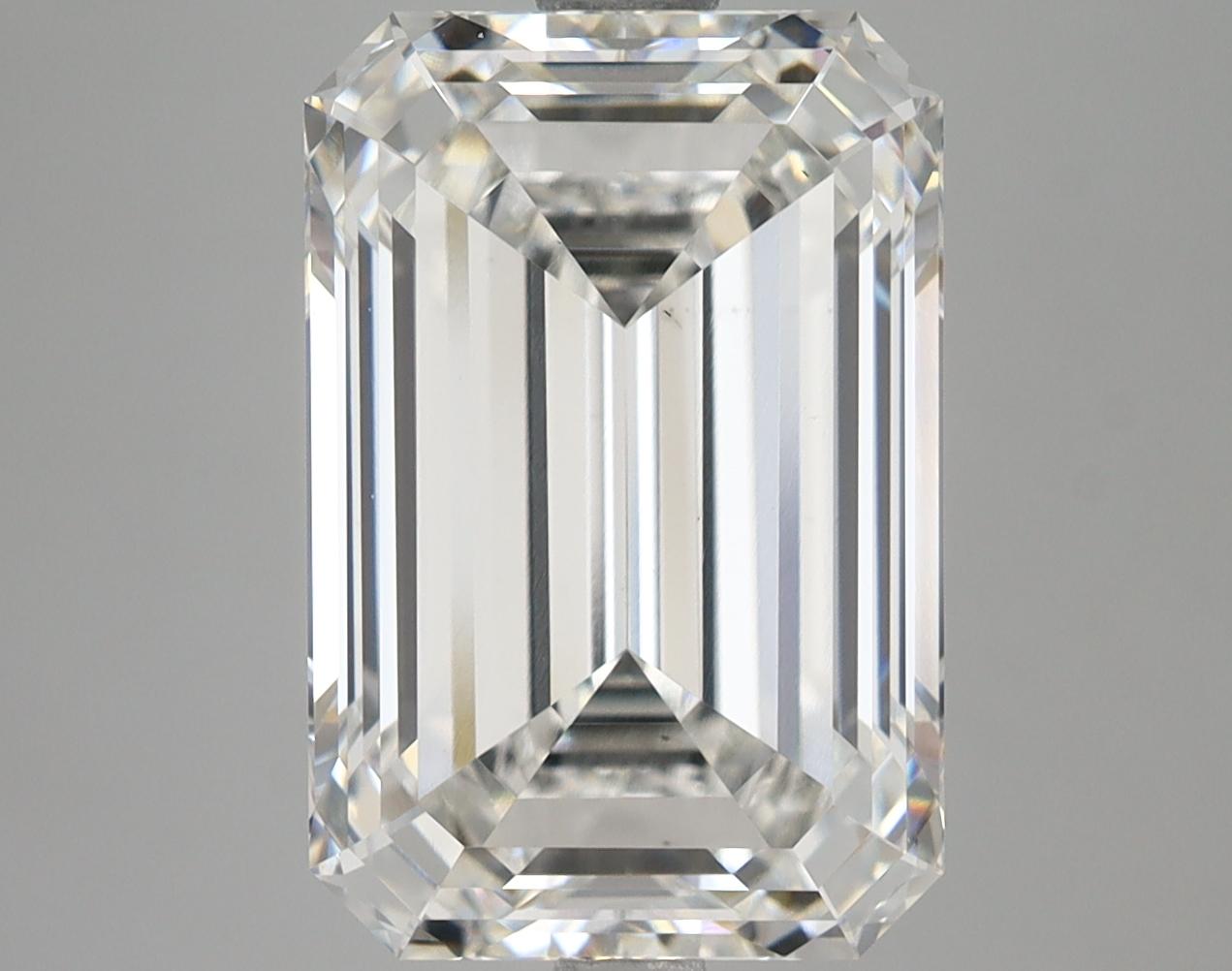 6.78 Carat Emerald Shaped Excellent Cut VS1 IGI Certified Lab Grown Diamond