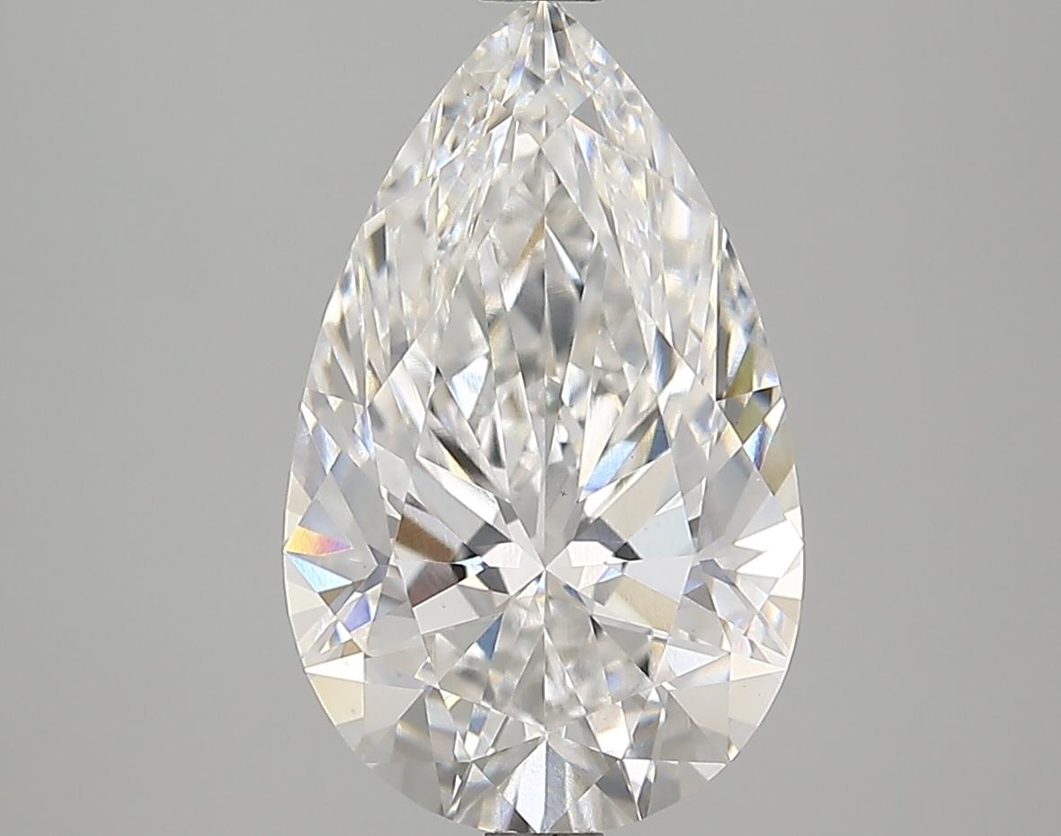 3.69 Carat Pear Shaped Ideal Cut VVS2 IGI Certified Lab Grown Diamond