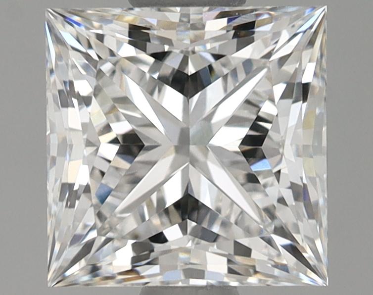 1.67 Carat Princess Shaped Ideal Cut VVS2 IGI Certified Lab Grown Diamond