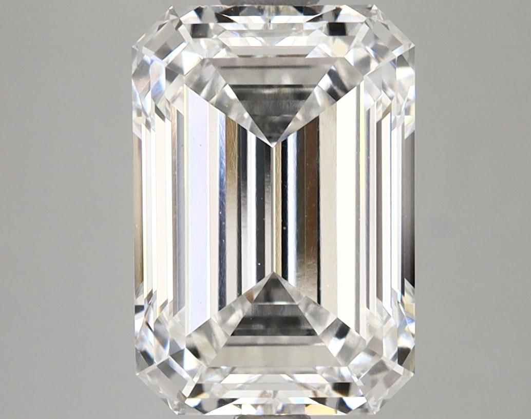 4.14 Carat Emerald Shaped Ideal Cut VVS2 IGI Certified Lab Grown Diamond