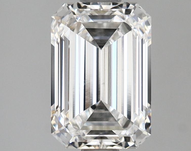 1.56 Carat Emerald Shaped Ideal Cut VVS2 IGI Certified Lab Grown Diamond